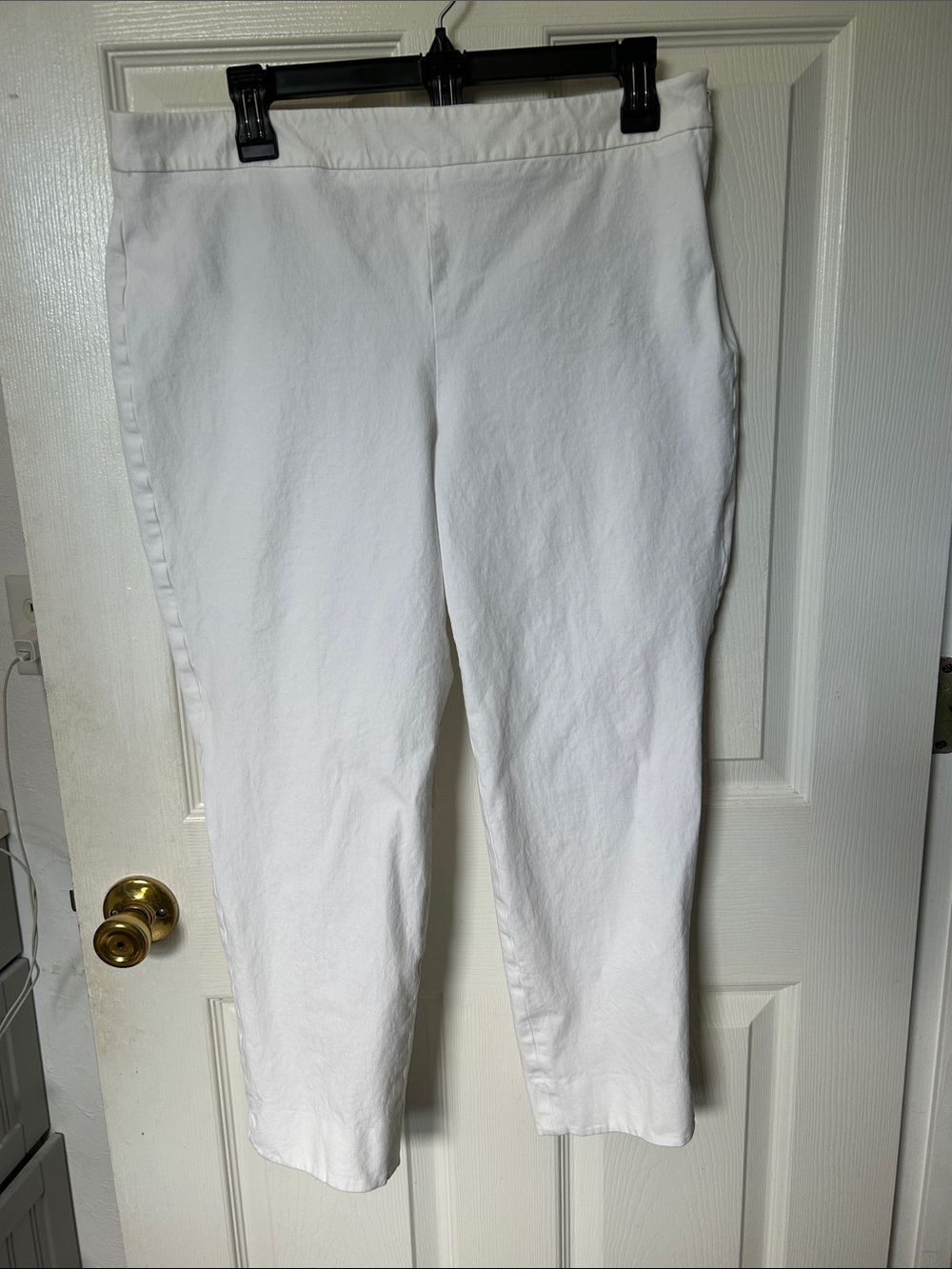 Talbots White Chatham Ankle Curvy Pants size 12P petite - Picture 2 of 9